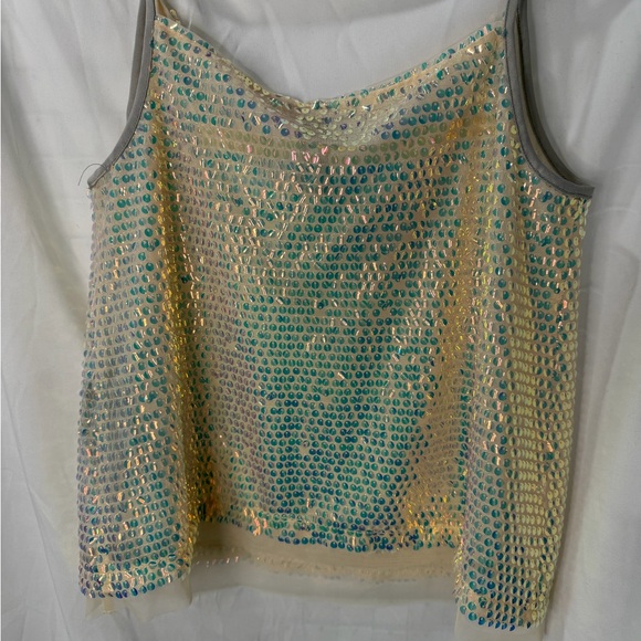 Anthropologie Iridescent Sequin Camisole size XS - Picture 4 of 5